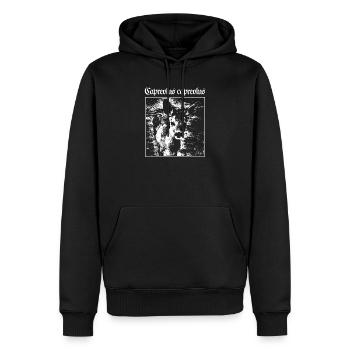 Capreolus capreolus - Men’s Premium Organic Hoodie - black - Front - Nico (187cm)