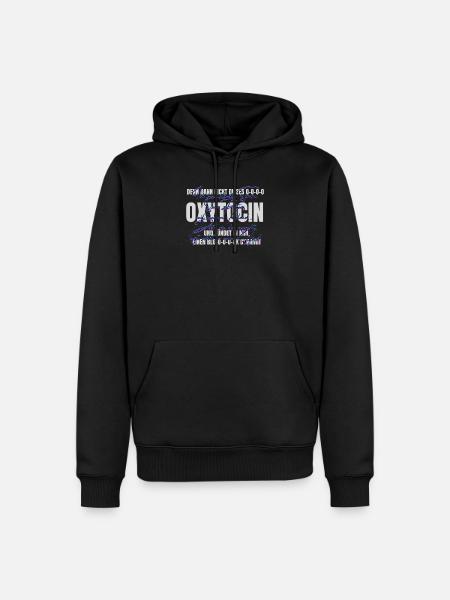 Ich_spiel_staendig_Schere-_Stein-_Papier_mit_m - Männer Premium Bio Hoodie - Schwarz