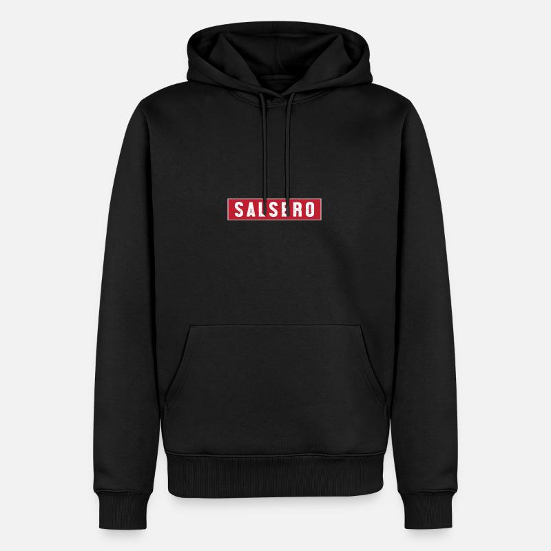 Danseuse de salsa Danseuse - Sweat à capuche Premium bio Homme - noir