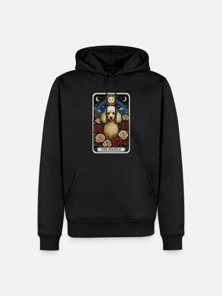 Pudel - Männer Premium Bio Hoodie - Schwarz