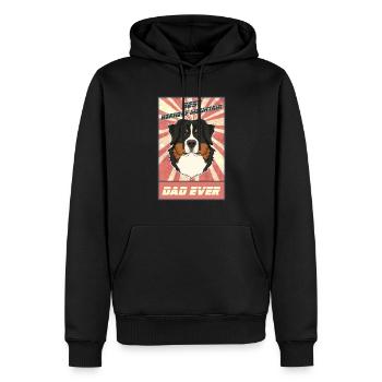 Best Bernese Mountain Dog Dad Ever I Bernese - Männer Premium Bio Hoodie - Schwarz - Vorne - Nico (187cm)