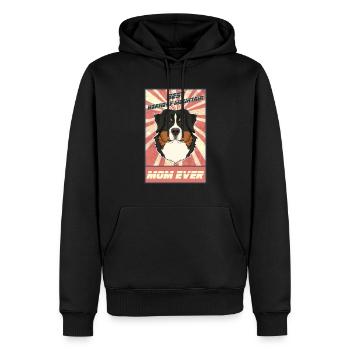 Best Bernese Mountain Dog Mom Ever - Männer Premium Bio Hoodie - Schwarz - Vorne - Nico (187cm)