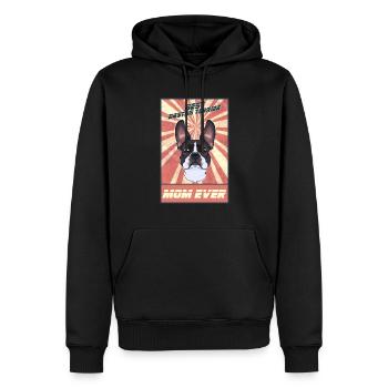 Best Boston Terrier Mom Ever I Boston Terrier - Men’s Premium Organic Hoodie - black - Front - Nico (187cm)