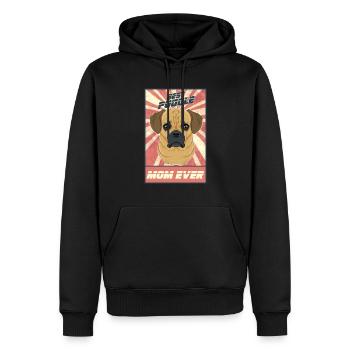 Meilleure maman Puggle Ever I Puggle Lover - Sweat à capuche Premium bio Homme - noir - Devant - Nico (187cm)