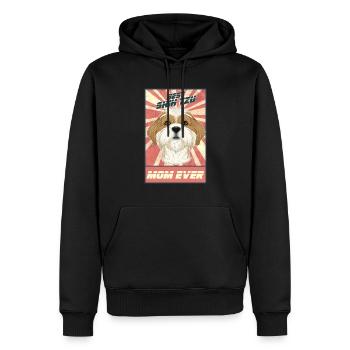 Meilleure maman Shih Tzu Jamais Amoureux de Shih Tzu - Sweat à capuche Premium bio Homme - noir - Devant - Nico (187cm)