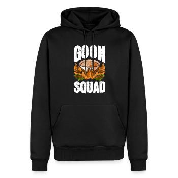 Krabben Rangoon Crab Rangoon - Men’s Premium Organic Hoodie - black - Front - Nico (187cm)
