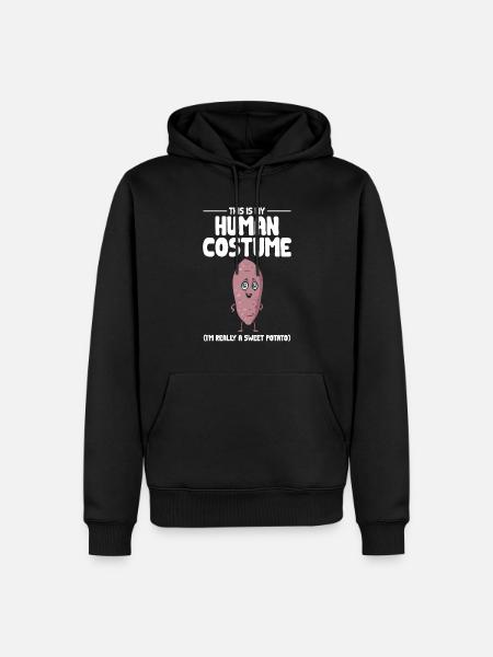 Sweet Potato Root Vegetables - Men’s Premium Organic Hoodie - black