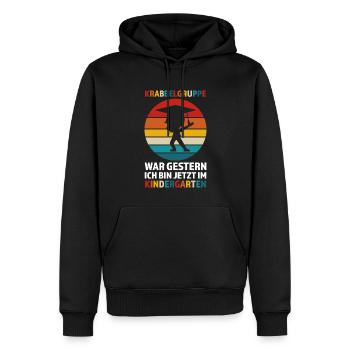 Kindergarten Anfang Kindergartenkind Geschenk - Männer Premium Bio Hoodie - Schwarz - Vorne - Nico (187cm)