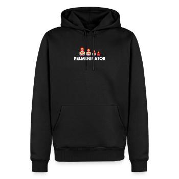 Russland Russe Matryoschka Russische Puppe Pelmeni - Männer Premium Bio Hoodie - Schwarz - Vorne - Nico (187cm)