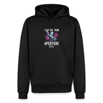 Space Telescope Vintage Science Astronomie Sprüche - Männer Premium Bio Hoodie - Schwarz - Vorne - Nico (187cm)