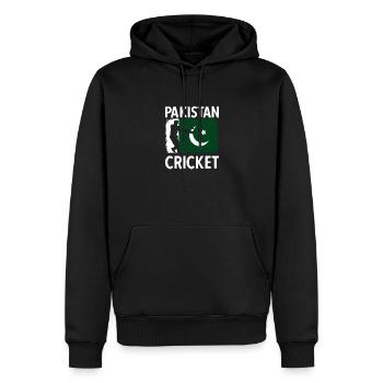 Lustiges Kricket Spruch Vintage Cricket Spiel - Männer Premium Bio Hoodie - Schwarz - Vorne - Nico (187cm)