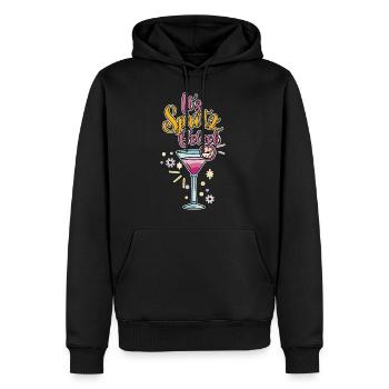 It's Spritz O'clock 4 - Männer Premium Bio Hoodie - Schwarz - Vorne - Nico (187cm)