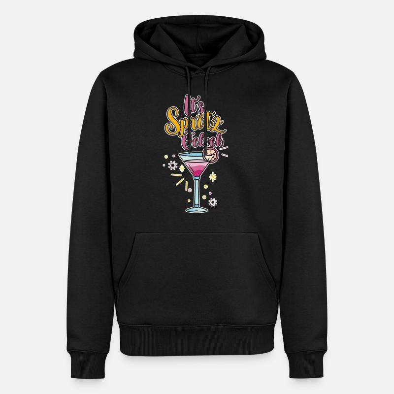 It's Spritz O'clock 4 - Männer Premium Bio Hoodie - Schwarz