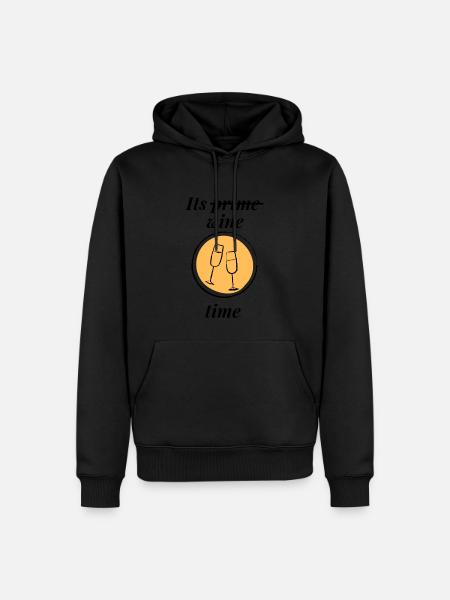 Its prime wine time - Männer Premium Bio Hoodie -