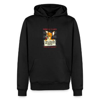 Chihuahua Stalker - Männer Premium Bio Hoodie - Schwarz - Vorne - Nico (187cm)