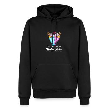 Filipino Philippines - Sweat à capuche Premium bio Homme - noir - Devant - Nico (187cm)