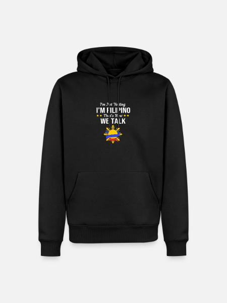 Philippinisch Philippinen - Männer Premium Bio Hoodie - Schwarz
