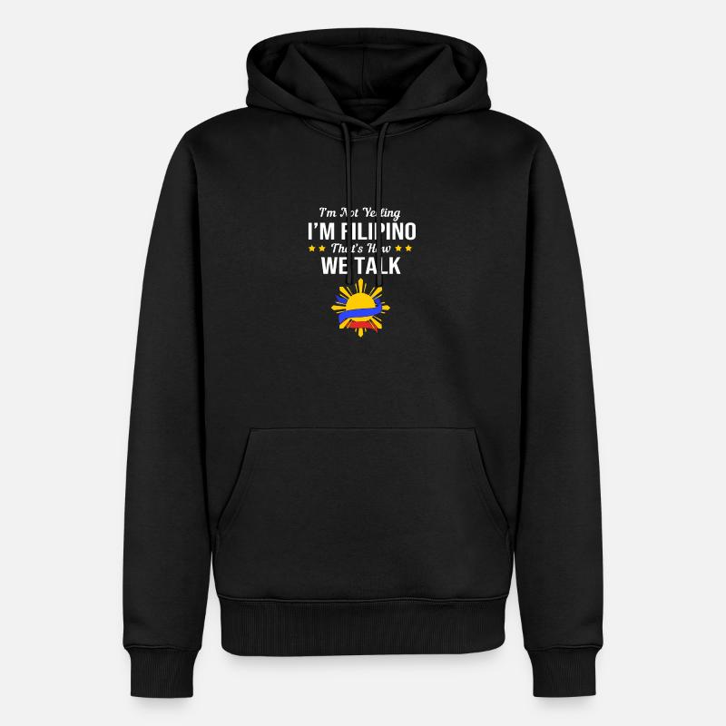 Philippinisch Philippinen - Männer Premium Bio Hoodie - Schwarz