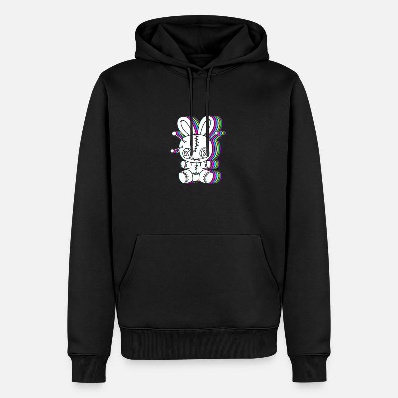 Voodoo - Männer Premium Bio Hoodie - Schwarz