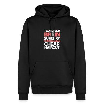 Hirntumor Tumor Gehirn - Männer Premium Bio Hoodie - Schwarz - Vorne - Nico (187cm)