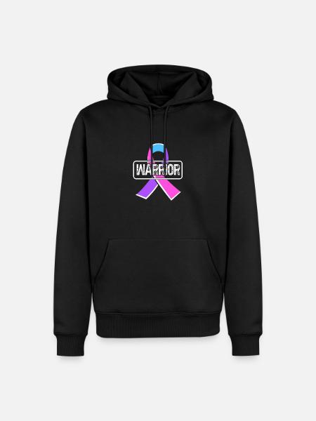 Thyroid cancer Thyroid cancer - Men’s Premium Organic Hoodie - black