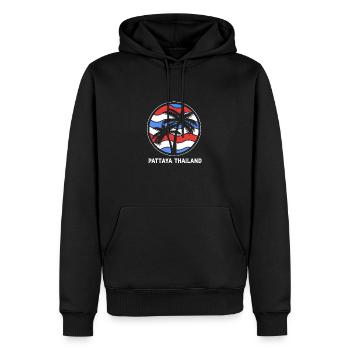 Thailand Pattaya - Männer Premium Bio Hoodie - Schwarz - Vorne - Nico (187cm)