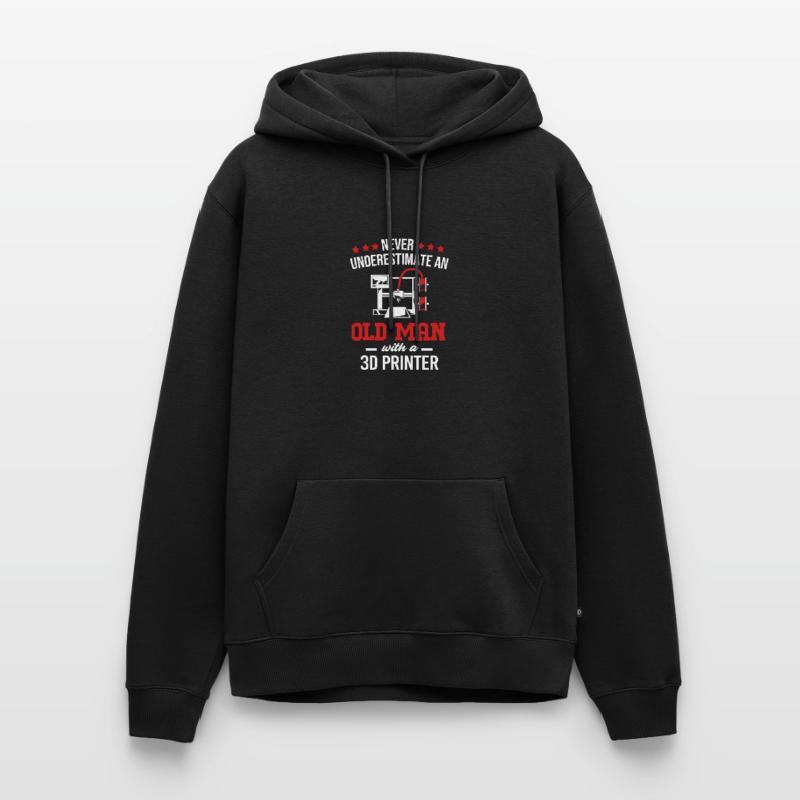 Impression 3D Impression Prototype Sweat à capuche Premium bio Homme