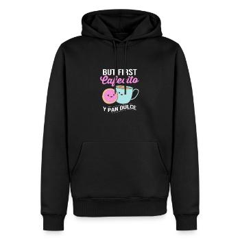 Latina Mutter - Männer Premium Bio Hoodie - Schwarz - Vorne - Nico (187cm)
