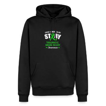 Schädel Hirn Trauma - Männer Premium Bio Hoodie - Schwarz - Vorne - Nico (187cm)