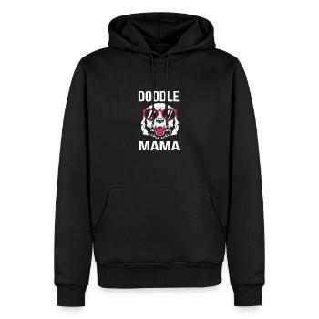 Goldendoodle - Männer Premium Bio Hoodie - Schwarz - Vorne - Nico (187cm)