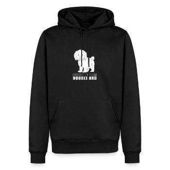 Goldendoodle - Männer Premium Bio Hoodie - Schwarz - Vorne - Nico (187cm)