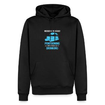 Pontonboot Boot Boote - Männer Premium Bio Hoodie - Schwarz - Vorne - Nico (187cm)