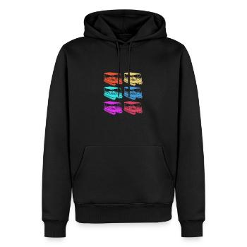 Pontonboot Boot Boote - Männer Premium Bio Hoodie - Schwarz - Vorne - Nico (187cm)