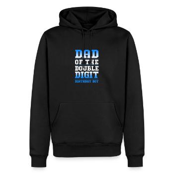 21. Geburtstag Zehn Geburtsjahr Geburtsdatum - Männer Premium Bio Hoodie - Schwarz - Vorne - Nico (187cm)