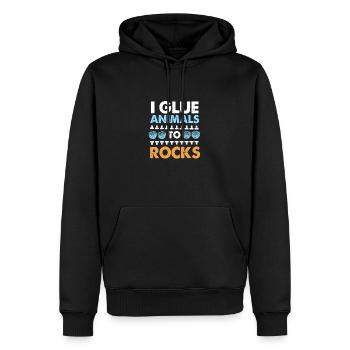 Aquarium Aquarist - Männer Premium Bio Hoodie - Schwarz - Vorne - Nico (187cm)