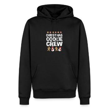 bonhomme en pain d’épice Coeur en pain d’épice Snacking en pain d’épice - Sweat à capuche Premium bio Homme - noir - Devant - Nico (187cm)