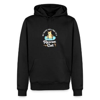 Sauvetage des animaux Droits des animaux Refuge pour animaux de sauvetage des animaux - Sweat à capuche Premium bio Homme - noir - Devant - Nico (187cm)
