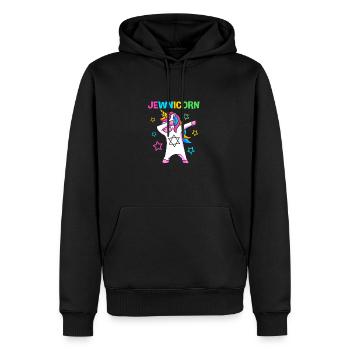 Chanukkah - Männer Premium Bio Hoodie - Schwarz - Vorne - Nico (187cm)