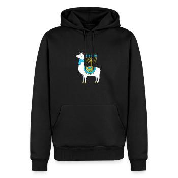 Chanukkah - Männer Premium Bio Hoodie - Schwarz - Vorne - Nico (187cm)