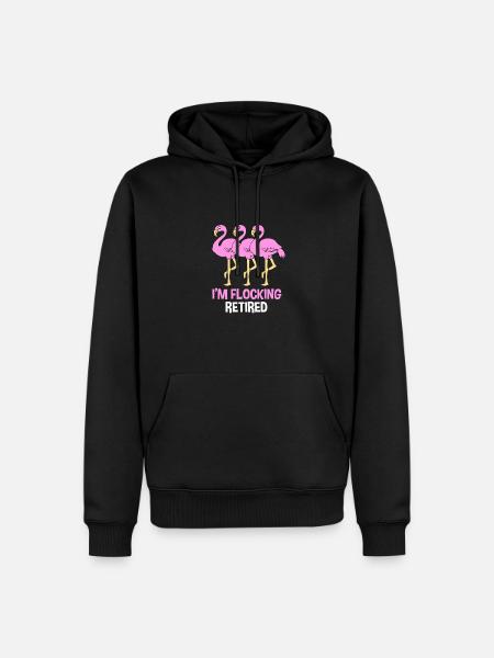 Retraité Retraité Retraité - Sweat à capuche Premium bio Homme - noir