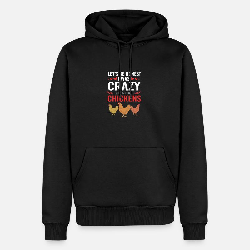 Poulet Volaille - Sweat à capuche Premium bio Homme - noir