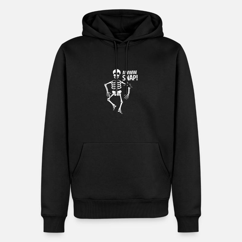Fracture de l’os du bras - Sweat à capuche Premium bio Homme - noir