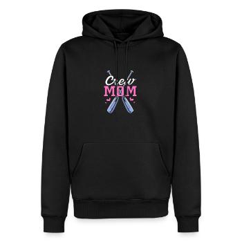 Ruderteam Rudern Ruder Ruderboot Ruderer - Männer Premium Bio Hoodie - Schwarz - Vorne - Nico (187cm)