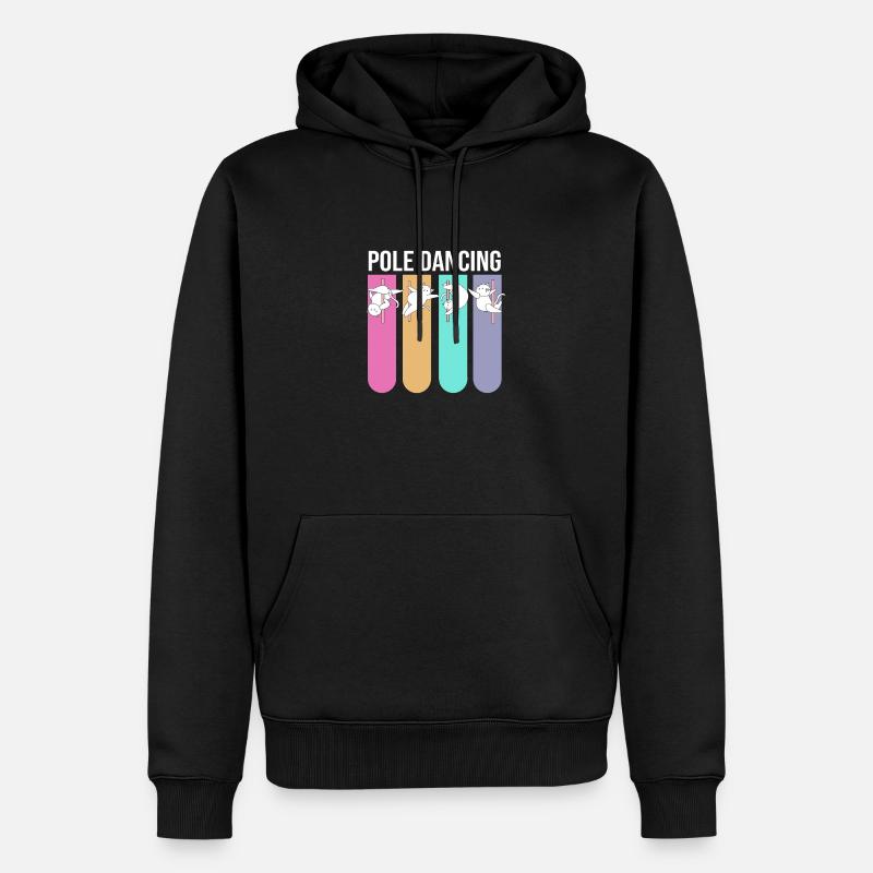 Pole Dance - Sweat à capuche Premium bio Homme - noir