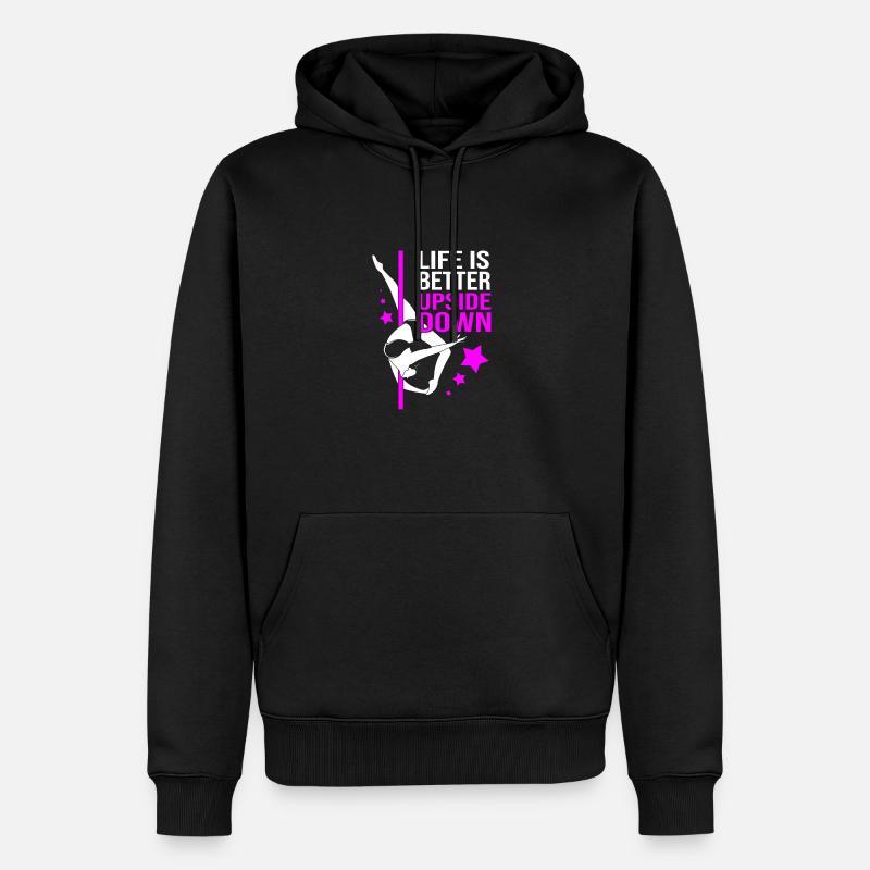 Pole Dance - Männer Premium Bio Hoodie - Schwarz