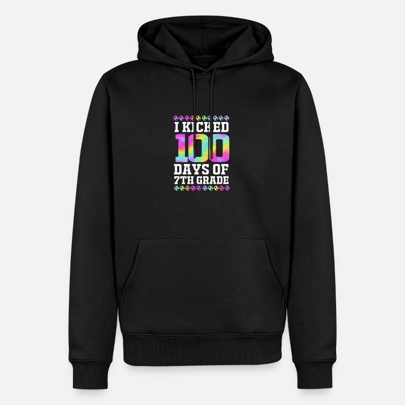 7. Klasse - Männer Premium Bio Hoodie - Schwarz