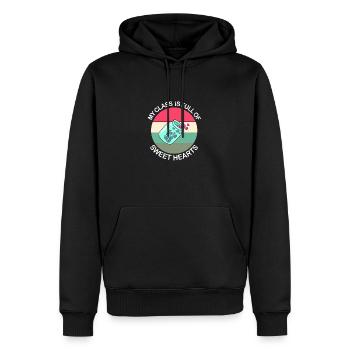 Middle School Teachers - Men’s Premium Organic Hoodie - black - Front - Nico (187cm)