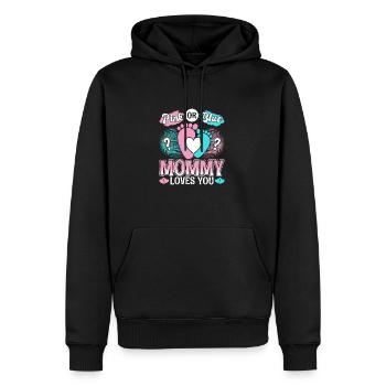 Mama Mutter Baby Geschenk Junge Mädchen - Männer Premium Bio Hoodie - Schwarz - Vorne - Nico (187cm)
