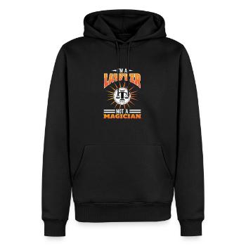 Profession d’avocat! Avocats Étudiants en droit Avocat - Sweat à capuche Premium bio Homme - noir - Devant - Nico (187cm)