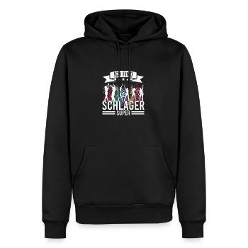 Volksmusik Party Dorffest Ouftit Deutsche Schlager - Männer Premium Bio Hoodie - Schwarz - Vorne - Nico (187cm)